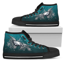 Load image into Gallery viewer, Angel Wings Philadelphia Eagles High Top Shoes