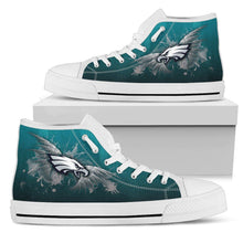 Load image into Gallery viewer, Angel Wings Philadelphia Eagles High Top Shoes
