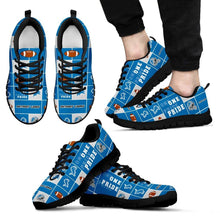 Load image into Gallery viewer, Colorful Pride Flag Detroit Lions Sneakers