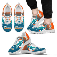 Load image into Gallery viewer, Colorful Unofficial Miami Dolphins Sneakers