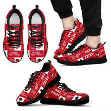 Load image into Gallery viewer, Colorful Pride Flag Detroit Red Wings Sneakers