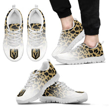 Load image into Gallery viewer, Custom Printed Vegas Golden Knights Sneakers Leopard Pattern Awesome