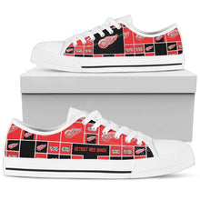 Load image into Gallery viewer, Detroit Red Wings Low Top Shoe