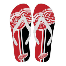 Load image into Gallery viewer, Detroit Red Wings Fan Gift Two Main Colors Flip Flops