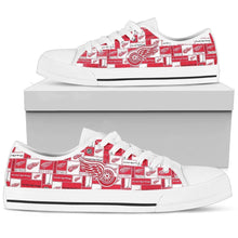 Load image into Gallery viewer, DETROIT RED WINGS LOWTOPS