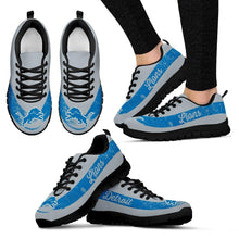 Load image into Gallery viewer, Cool Line Logo Detroit Lions Sneakers