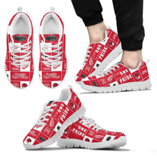 Load image into Gallery viewer, Colorful Pride Flag Detroit Red Wings Sneakers