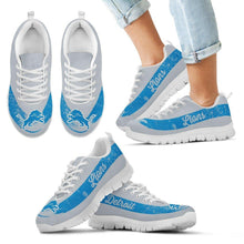 Load image into Gallery viewer, Cool Line Logo Detroit Lions Sneakers
