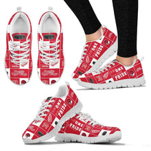 Load image into Gallery viewer, Colorful Pride Flag Detroit Red Wings Sneakers
