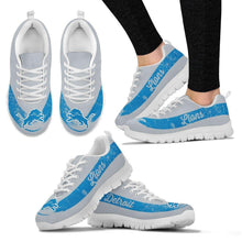 Load image into Gallery viewer, Cool Line Logo Detroit Lions Sneakers
