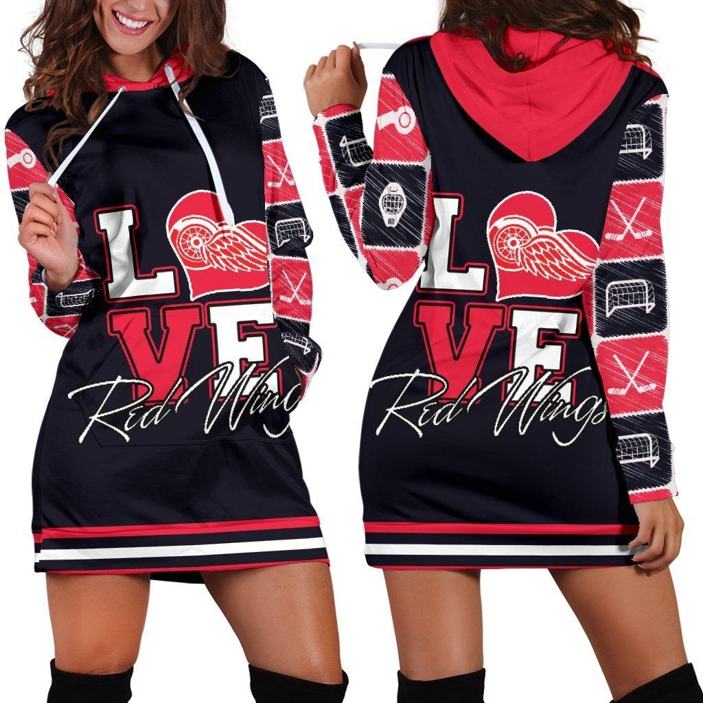 Detroit Red Wings Women's Hoodie Dress