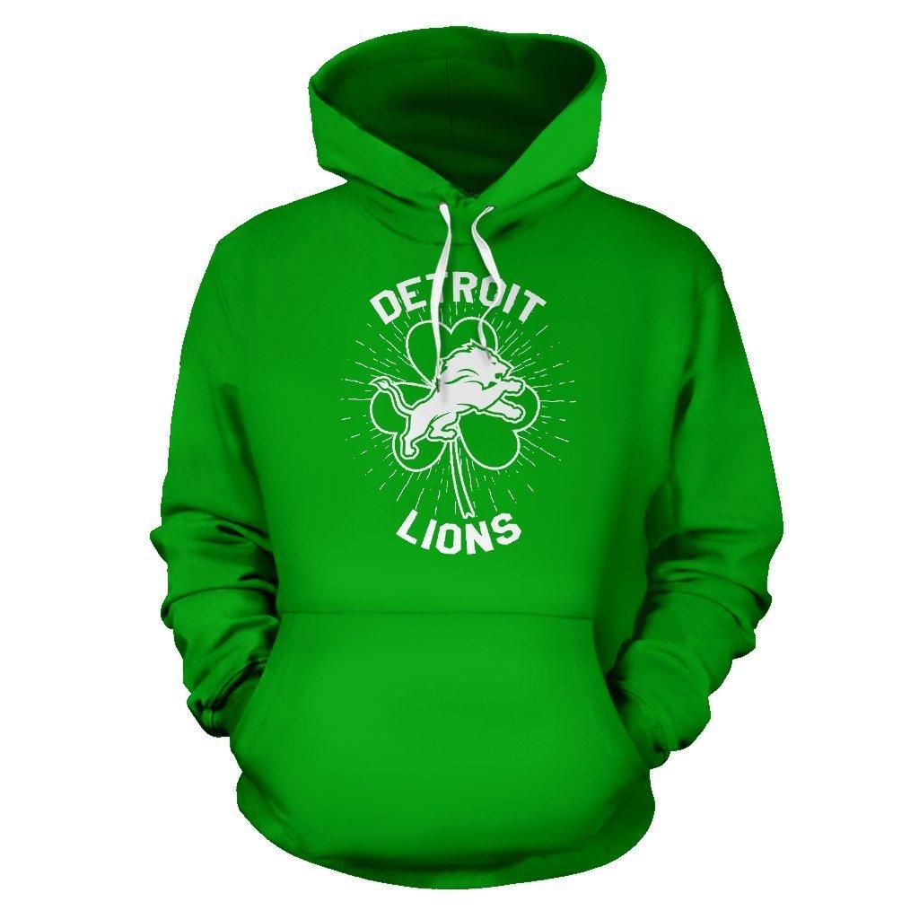 Detroit Lions  ST Patrick's Day Hoodie