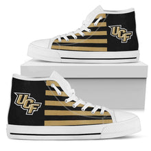 Load image into Gallery viewer, American Flag UCF Knights High Top Shoes
