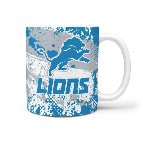 Detroit Lions 360 White Mug