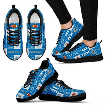 Load image into Gallery viewer, Colorful Pride Flag Detroit Lions Sneakers
