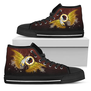 Angel Wings Washington Redskins High Top Shoes