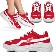 Load image into Gallery viewer, Edition Chunky Sneakers With Line Detroit Red Wings Shoes
