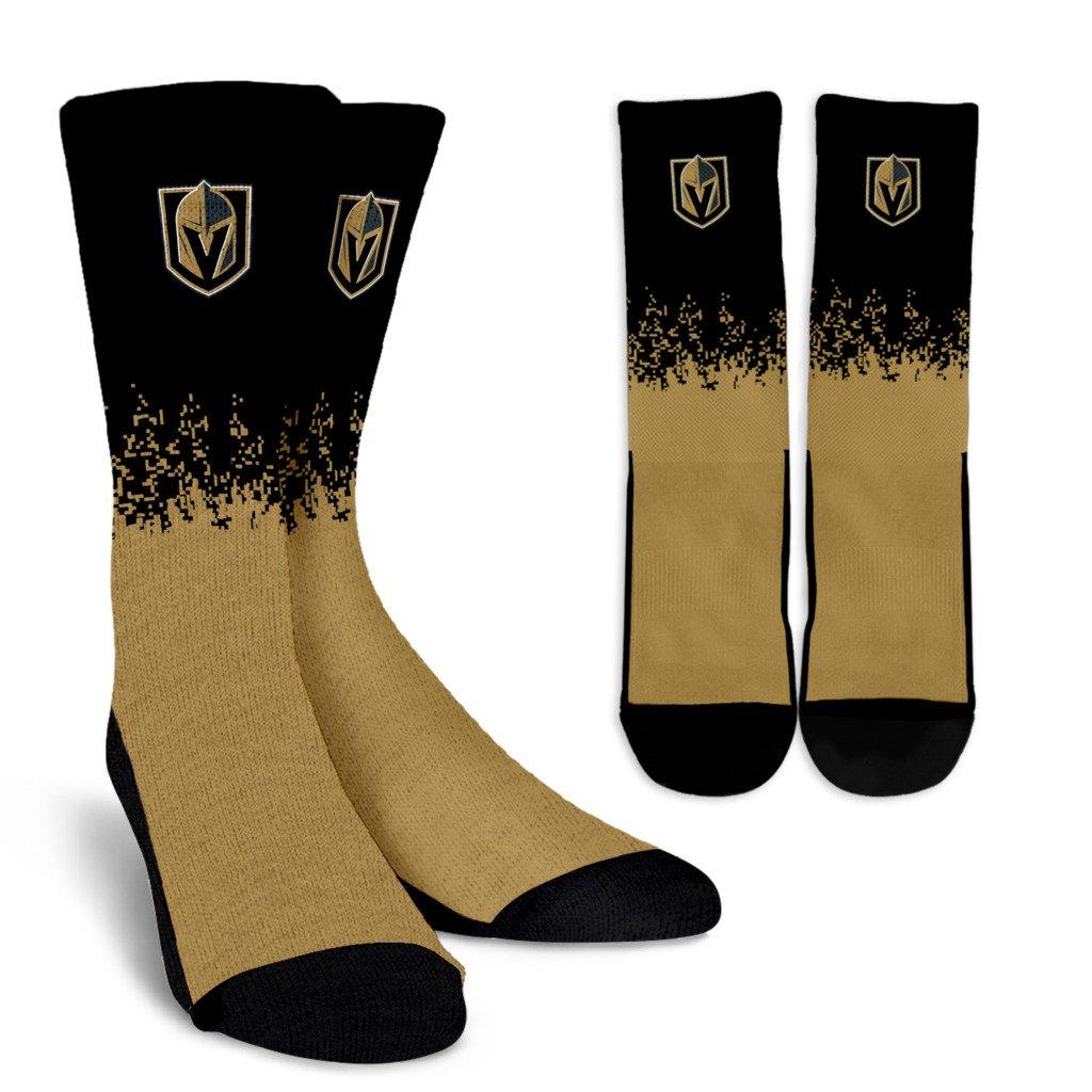 Exquisite Fabulous Pattern Little Pieces Vegas Golden Knights Crew Socks