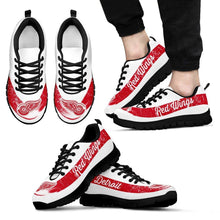 Load image into Gallery viewer, Cool Line Logo Detroit Red Wings Sneakers
