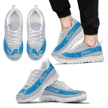 Load image into Gallery viewer, Cool Line Logo Detroit Lions Sneakers
