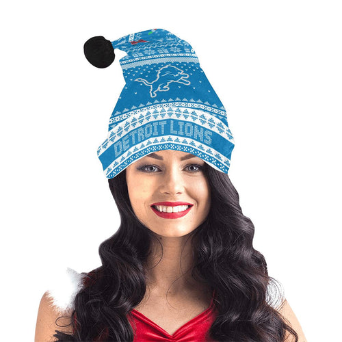 Detroit Lions Santa Hat