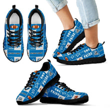 Load image into Gallery viewer, Colorful Pride Flag Detroit Lions Sneakers
