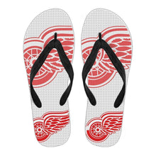 Load image into Gallery viewer, Detroit Red Wings Flip Flops
