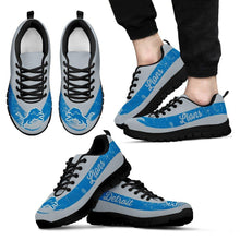 Load image into Gallery viewer, Cool Line Logo Detroit Lions Sneakers
