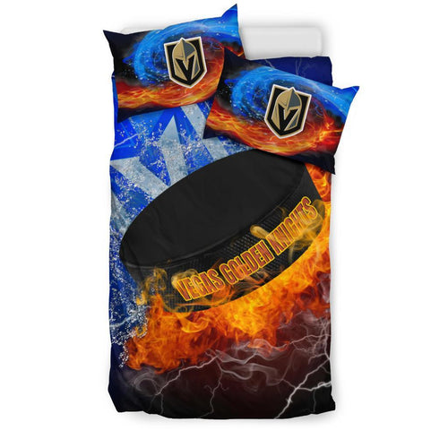 Fight Like Fire And Ice Vegas Golden Knights?Bedding Sets