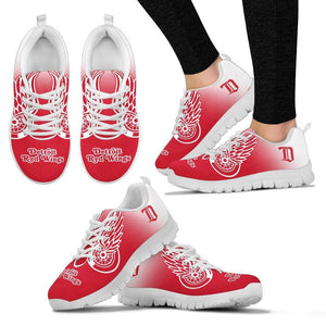 Colorful Unofficial Detroit Red Wings Sneakers