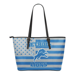 Detroit Lions Small Leather Tote Bag